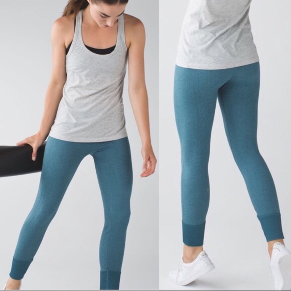 Lululemon Athletica Blue High-Waisted Leggings